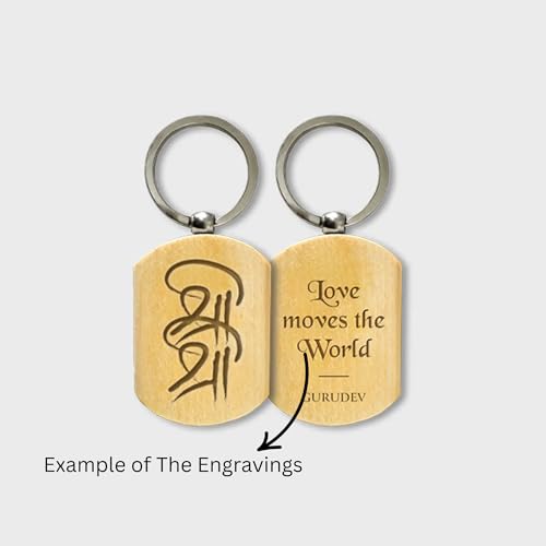 Image of Wooden Personalized Keychains with Custom Name Engraving, Pack of 10