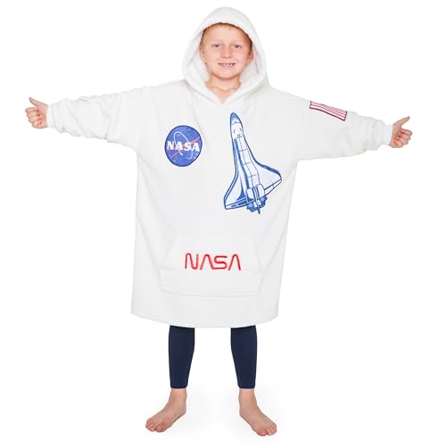 Nasa Batamanta para Niños y Adolescentes - Talla Única Manta con Capucha Polar - Regalos Cumpleaños, Navidad