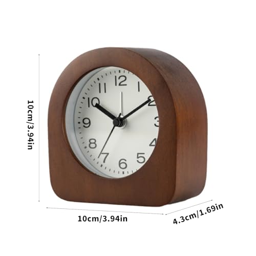 Horloge décorative silencieuse réveil analogique veilleuse de chambre