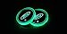Heart Horse LED Cup Holder Lights, Car Logo Coaster with 7 Colors Changing USB Charging Mat, Luminescent Cup Pad Interior Atmosphere Lamp Decoration Light (2 PCS， Waterproof)