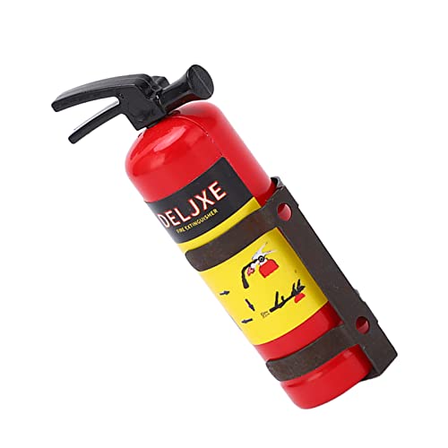 Leftwei RC Car Fire Extinguisher Lifelike Simulation Lightweight Mini Fire Extinguisher for SCX10 WPL MN Series (Red)