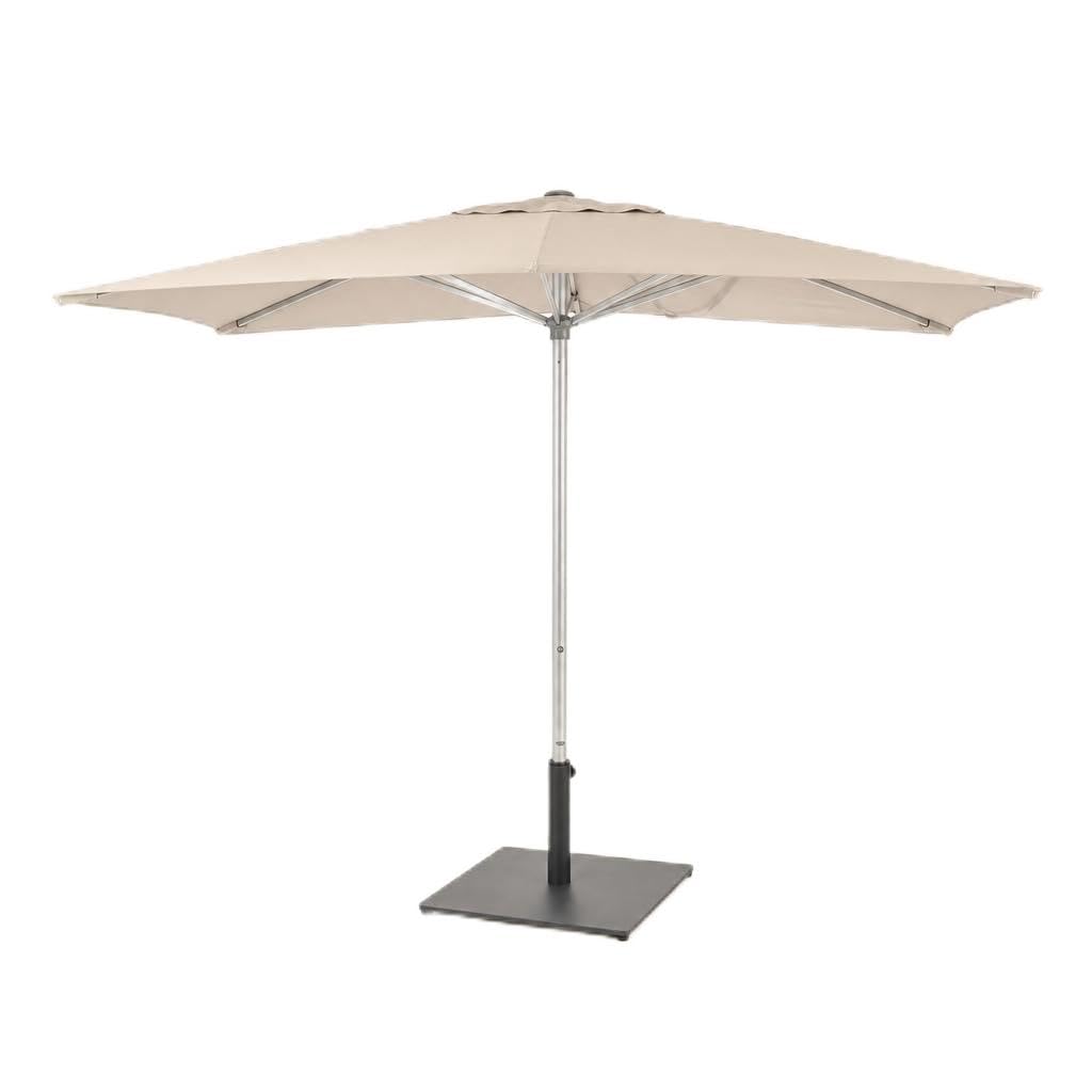 Parasol de Jardín, Sombrilla Cuadrada de Terraza con Protección UV50+ Estilo Minimalista, 3x3 m Beige