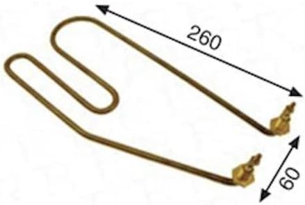 Electrobar 2000w 230v lavaped resistance