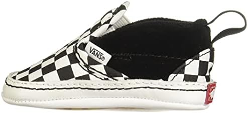 Vans Infant Checker Slip-On Black/True White Crib Size 3 | Image 7