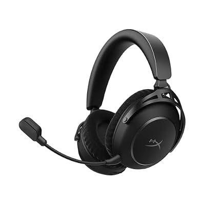 HyperX Cloud Alpha 2 Wireless Gaming Headset with 53mm Dual-Chamber Drivers and up to 250 Hours Battery Life, RGB Base Station, Simultaneous 2.4GHz & Bluetooth - Black