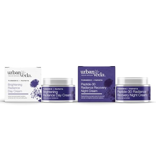 Image of Urban Veda Dry Skin Moisturiser Set, 100ml | Dark Circle Cream for Day, 50 ml | Anti Wrinkle Face Cream for Night, 50 ml | Under Eye Cream for Puffy Eyes|Hyperpigmentation Treatment| Dark Spot Remover