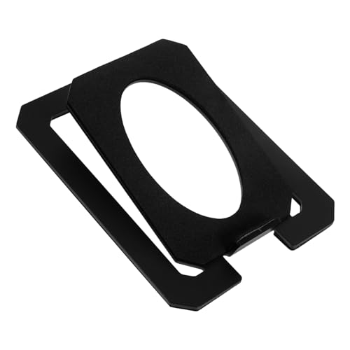 Holibanna Desktop Speaker Stand Metal Speaker Base Tray for Quick Assembly and Secure Positioning for Home Office and Studio Use