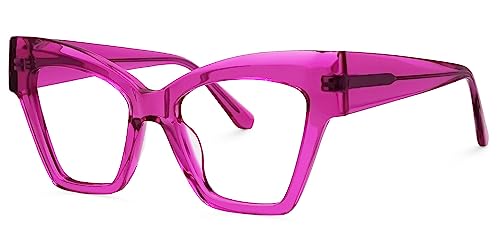 Image of VOOGLAM Cat-eye Blue Light Blocking Glasses for Women Anti UV Eyestrain Eyewear Reginald