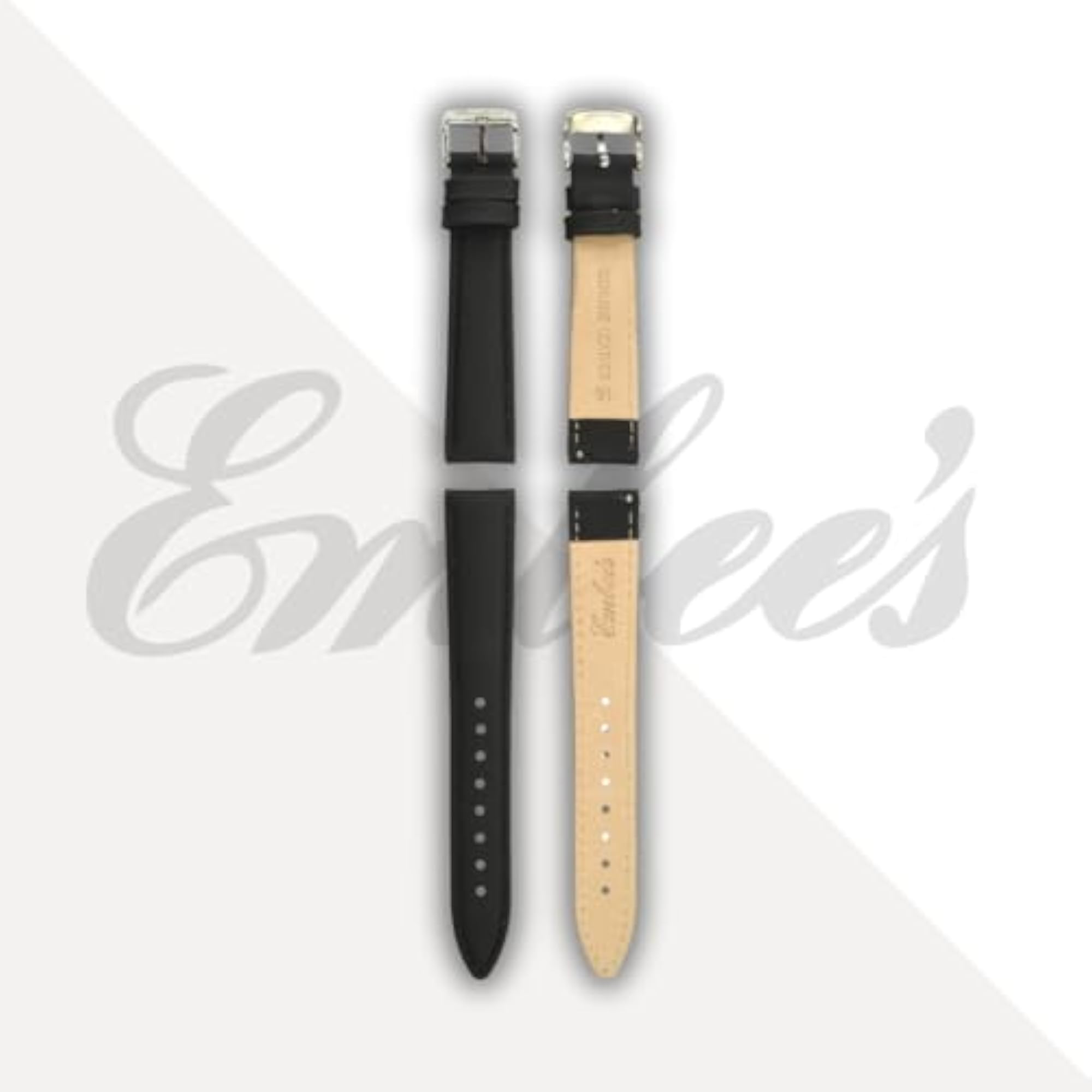 Genuine Leather Watch Strap with SS Buckle