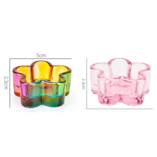 Set de 2 recipientes para acrílico uñas miniatura 2