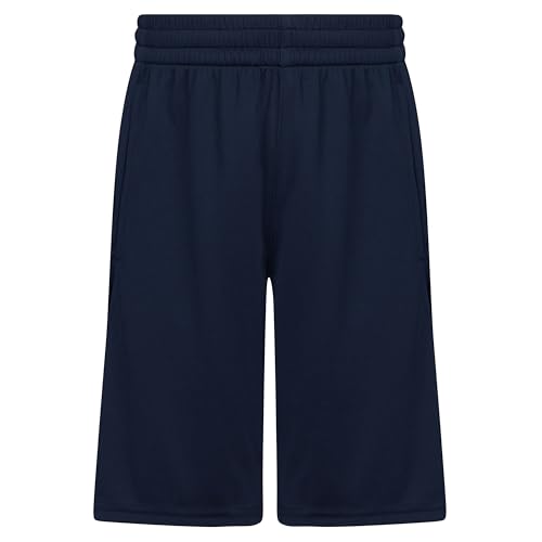 Short de basketball Adidas garçon noir et blanc pour le sport