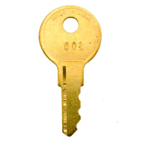 Kimball Office 001 File Cabinet Replacement Key [SINGLE SIDED] 1