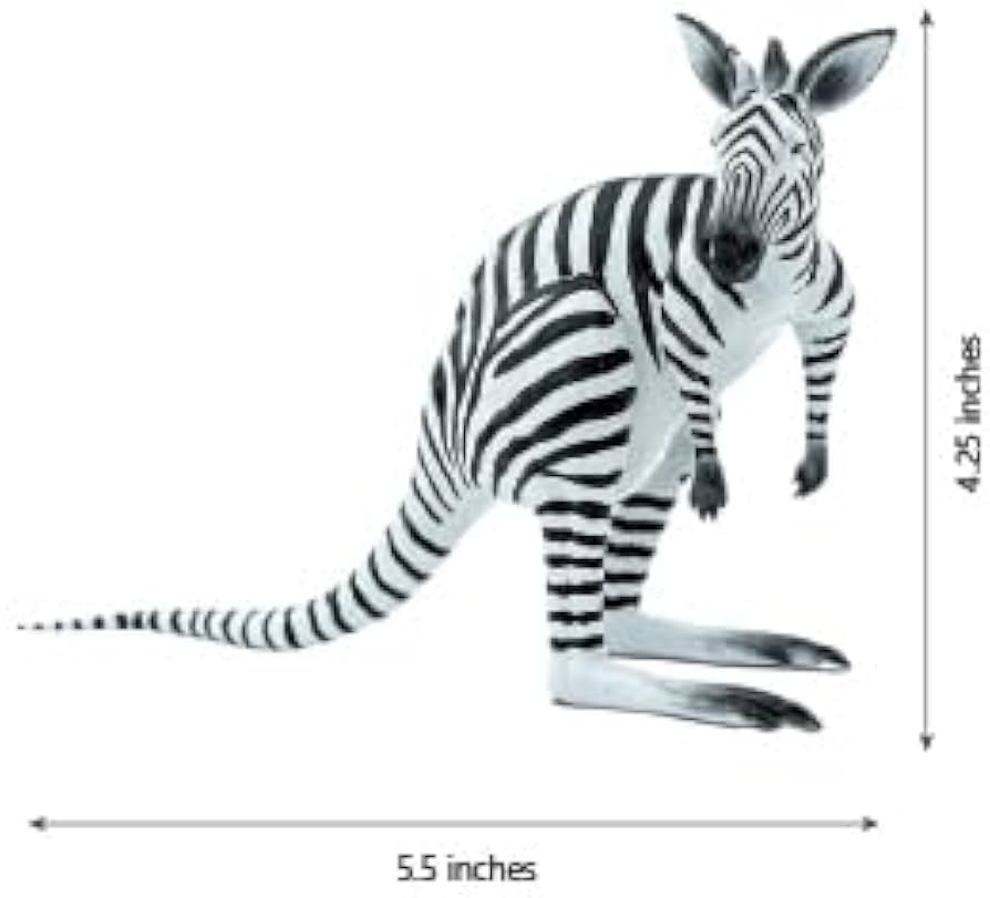 Amazon.com: Randimals Zebra Style Kangaroo Figurine Toy 5