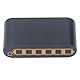 ASHATA SPDIFDigital Optical4x2 Switch, Digital OpticalSwitcher für DVD HDTV, SPDIF 4x2Optical Switches mit Fernbedienung, 4 Eingänge 2 Ausgänge (EU-Stecker)