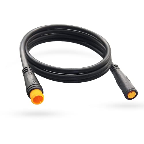 Dbrand Extension Cable 2Pin/3Pin/4Pin/5Pin/6Pin/9Pin Plug Waterproof Connector for Ebike Kit,Display/Ebrake/Throttle/Shift Sensor/Hub Motor/Mid-Motor Signal Extension Cable (3PIN Male-Female)