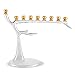 Zion Judaica Chanukah Artistic Barren Winter Tree Candle Menorah Fits Hanukkah Candles or Oil Cups Tree of Life Designers Hanukkiah for Chanukkah and Year Round Judaica Collection