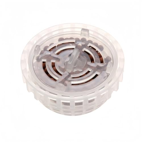 2個セット 苔植栽ボール 半球型 | 水槽/水族館用 エビの隠れ家・水草固定容器 | プラスチック製 水槽装飾・観賞魚飼育用アクセサリー | サイズ約5.0×4.9×3.6cm