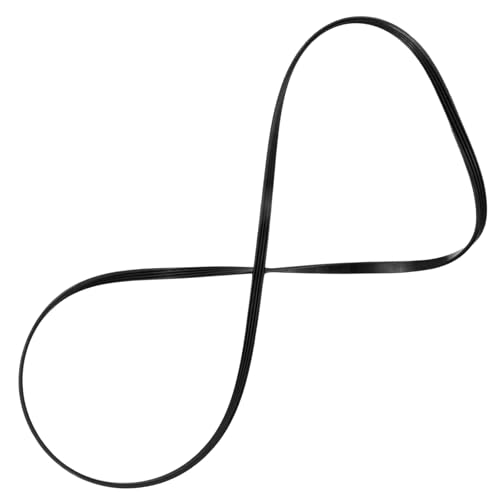 Hoypeyfiy 461971410191 4 Rippen Waschmaschinenriemen, Keilriemen Breite 9 mm Umfang 1238 mm, Ersatz für Hanseatic Ersatz für Whirlpool Ersatz für Bauknecht