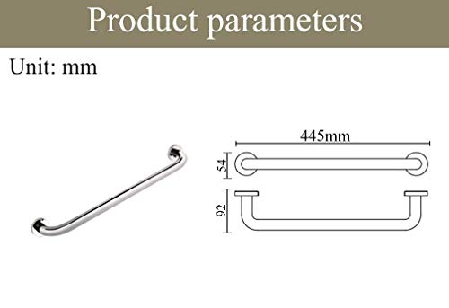 Grab Bars Compatible with Bathroom Stainless Steel Bath Grab Shower Handle Compatible with Bathtub Toilet Disabled Elderly Children Mobility Daily Living Aids Assist Safety Support Handle TOI - Image 3