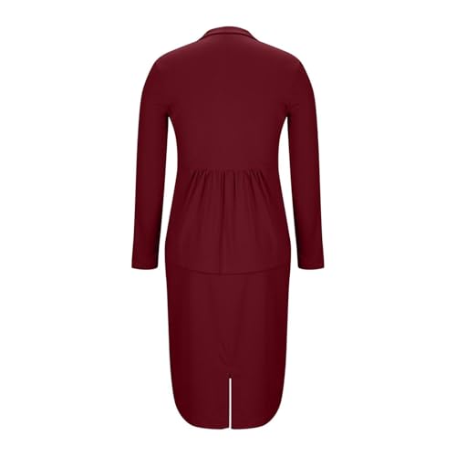 ZEFOTIM Pant/Skirt Suits for Women Dressy Wedding Blazer Solid Color Short/Long Sleeve 2 Piece Jackets4