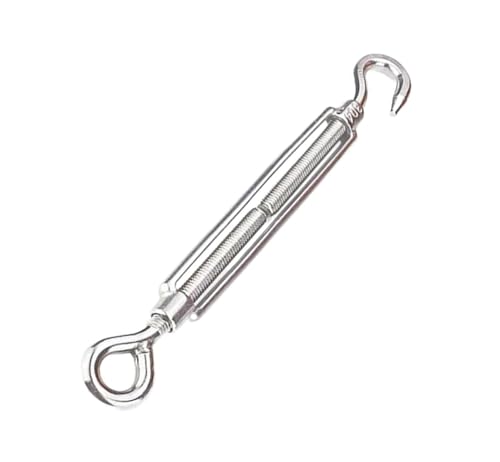 Tensor para cable con gancho, acero inoxidable 304, 1 pieza, tamaño M12 miniatura 1