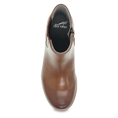 Image of Dansko Daisie Chelsea Boot for Women - Waterproof Leather and Construction with Rubber Outsole and Leather Stacked Heel for Long-Lasting Style in Any Weather