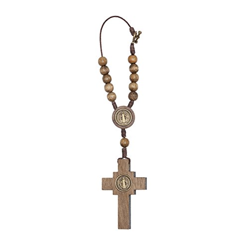 Intercession Car Rearview Mirror Rosary (St Benedict) #TOP1
