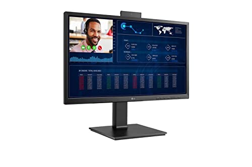 Image of LG 24 inch 24CN650I-6N FHD IPS All-in-One Thin Client with Quad-core Processor, IGEL OS, Built-in FHD Webcam & Speaker