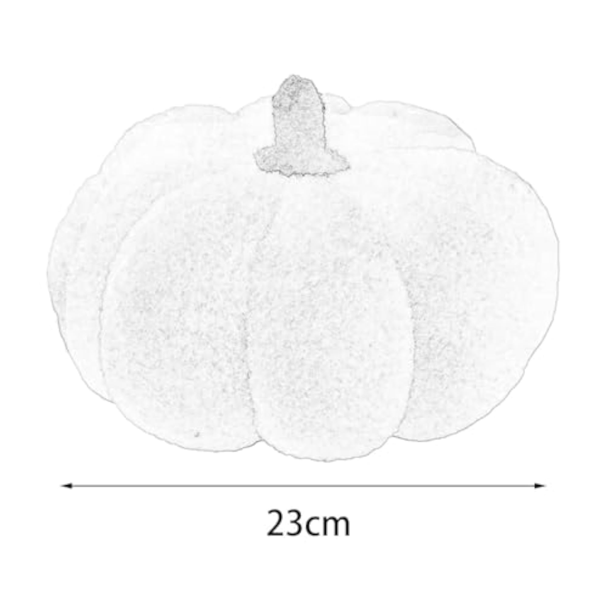 Weighted Arm Napkin Dispenser with Plush Pumpkin Pillow