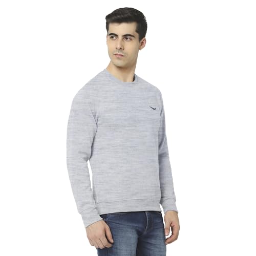 Image of HiFlyers Men's Cotton Blend Casual Crew Neck Sweatshirt