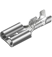 Heschen Flachsteckverbinder, 4,8 mm Crimpanschluss, nicht isoliert, 100 Stück