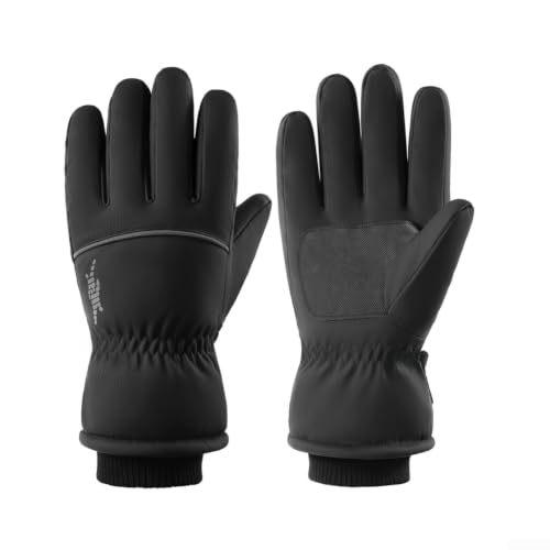 Guantes de esquí para hombre y mujer PureBowlic con forro polar térmico 6
