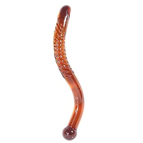 Jouet de massage en verre durable de 29,5 cm à surface lisse unique