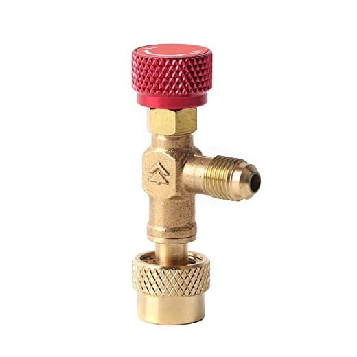Adapter für Kältemittel-Regelventil für Klimaanlage Füllschlauch Messing-Durchflussventile 1/4 '' - 5/16 '' R410A 7 Adapter für Kältemittel-Regelventil für Klimaanlage Füllschlauch Messing-Durchflussventile 1/4 '' - 5/16 '' R410A
