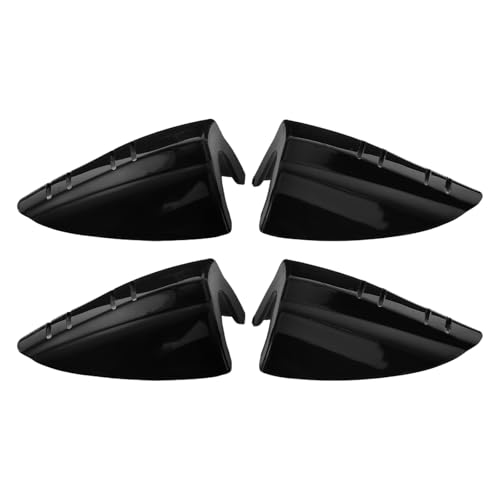 COHEALI Protectores Laterales para Gafas de Seguridad Clip de Tpu Negro, 4 Piezas, Protección Lateral Efectiva para Trabajo en Laboratorios y Construcción