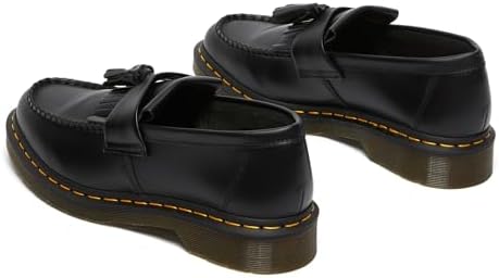 Dr. Martens Tassel Loafer, Men's Moccasin, Black Smooth, 38 EU