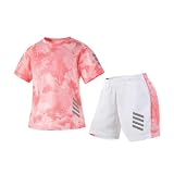 Sommerhose Mädchen Halloween Set 3D Druck Bio-Baumwolle T-Shirt Tenniskleid