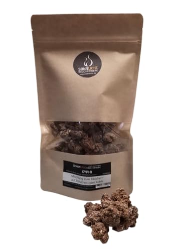 Sonnlicht KYPHI 250 g – altägyptische Räuchermischung | Handgemacht | 100% natürliche Zutaten | beruhigender Abendduft für Meditation, Rituale & Entspannung | traditionelle Rezeptur aus Ägypten