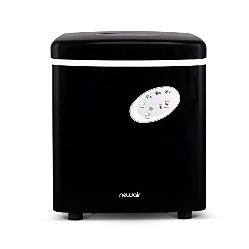 Fabricadora de hielo portátil NewAir NIM028BK00 negra miniatura 1