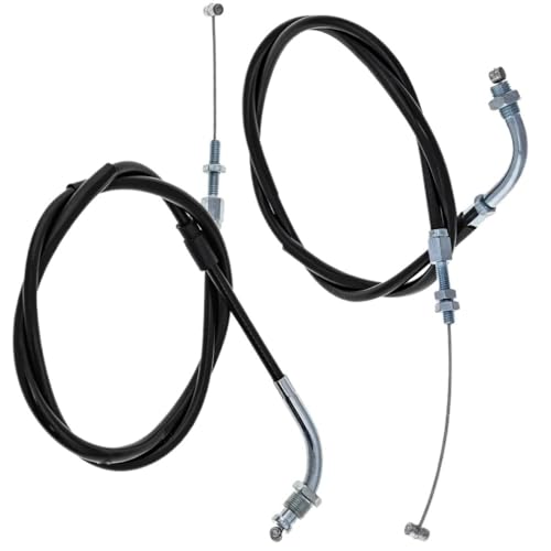 Jeu de câbles d'accélérateur acier tressé haute résistance VT750C2 2007-2009