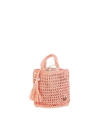 Kbas Bolso bandolera rafia 3182317 (Coral)