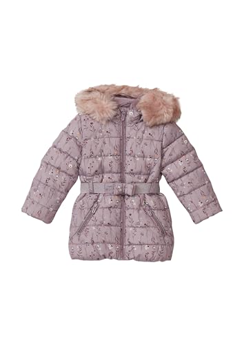 s.Oliver Wattierter Mantel mit Glitzergürtel und abnehmbarer...