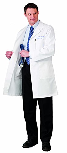 Embroidered Meta Labwear By White Swan Men's 38" Lab Coat Embroidered Size 42 (Style 1963) #TOP6