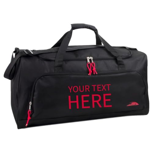 Custom Duffel Bag - Duffel Bag Text for Personalized Touch