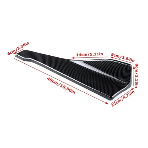 Kit de carrocería de faldones laterales para BMW E60 E90 con canards de precisión 2