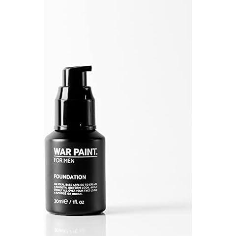 War Paint Men's Foundation - 5 Shades available - Vegan Ingredients, Cruelty Free Make-up - Full coverage Mens Make-up Products (Shade Fair) Cover