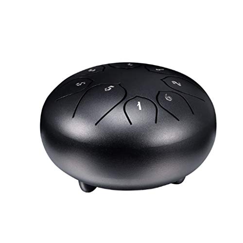 Tambor de lengua de acero 6 pulgadas 8 tonos con baquetas y mochila miniatura 1