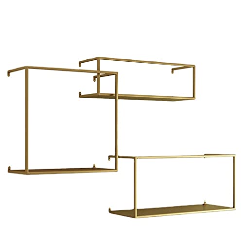 VIDI Wall Shelf Wrought Iron Hanging Bookshelf Living Room Decoration