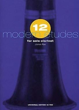 Rae: 12 Modern Etudes for clarinet