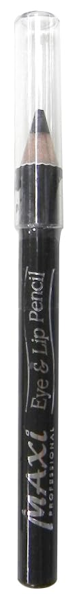 Brittny Maxi Professional Eye & Lip Liner Pencil Black miniatura 1